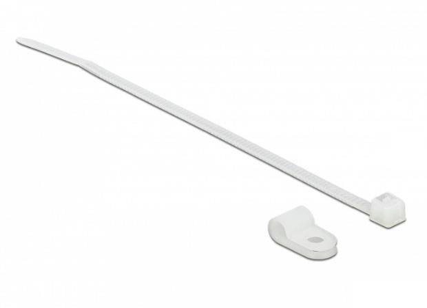 Delock 18861 Kabelhalter 18861 Weiß