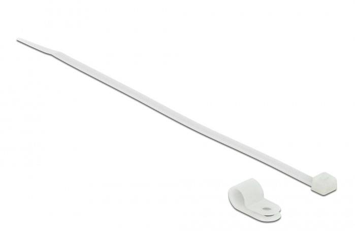 Delock 18863 Kabelhalter 18863 Weiß