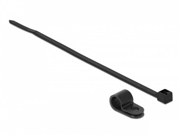 Delock 18866 Kabelhalter 18866 Schwarz