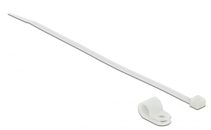 Delock 18867 Kabelhalter 18867 Weiß