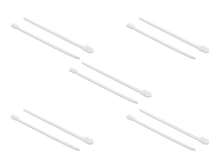 Delock 18948 Kabelbinder Weiß 10St.