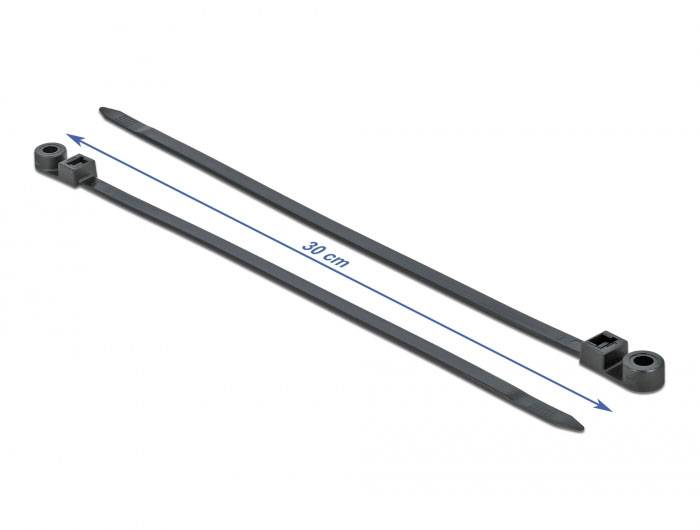 Delock 18952 Kabelbinder Schwarz 10St.