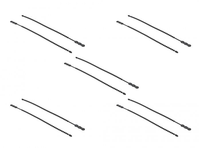 Delock 18966 Kabelbinder Schwarz 10St.