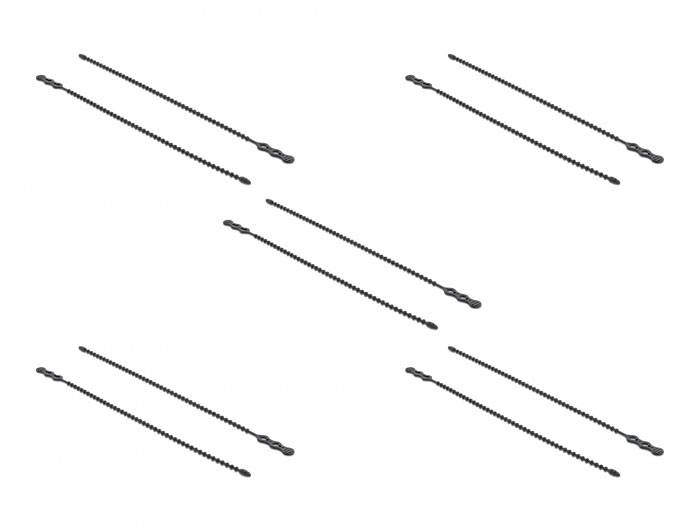 Delock 18967 Kabelbinder Schwarz 10St.