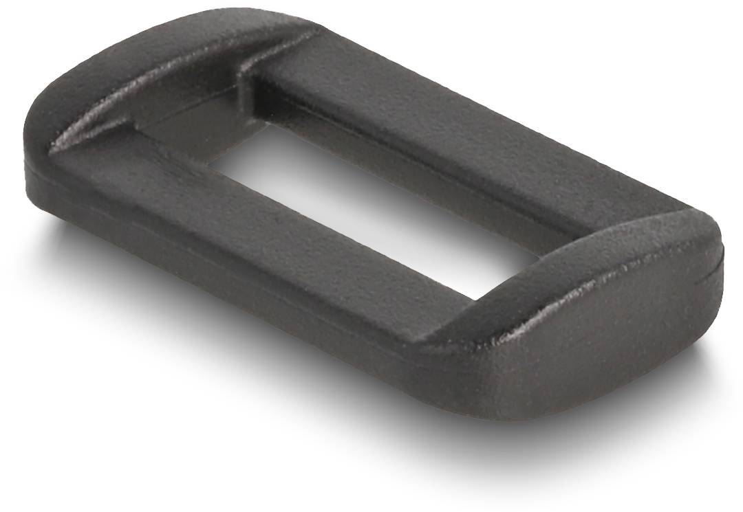 Delock 19112 Klettband (L x B) 5m x 20mm Schwarz 1St.