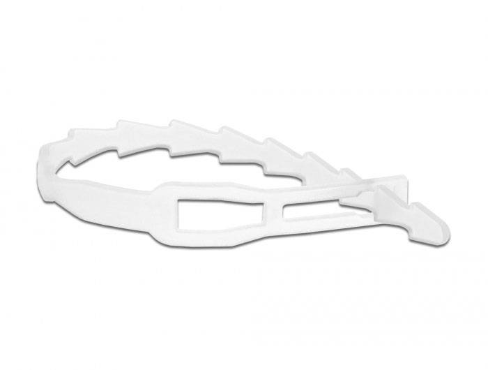 Delock 19317 Kabelbinder Schwarz, Transparent 20St.