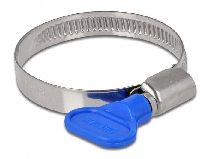 Delock 19448 Schlauchschelle Edelstahl, Kunststoff Bündel-Ø (min.) 32mm Bündel-Ø (max.) 50mm 10St.