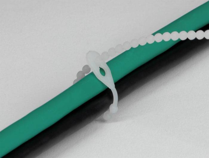 Delock 19506 Kabelbinder Schwarz, Weiß 100St.