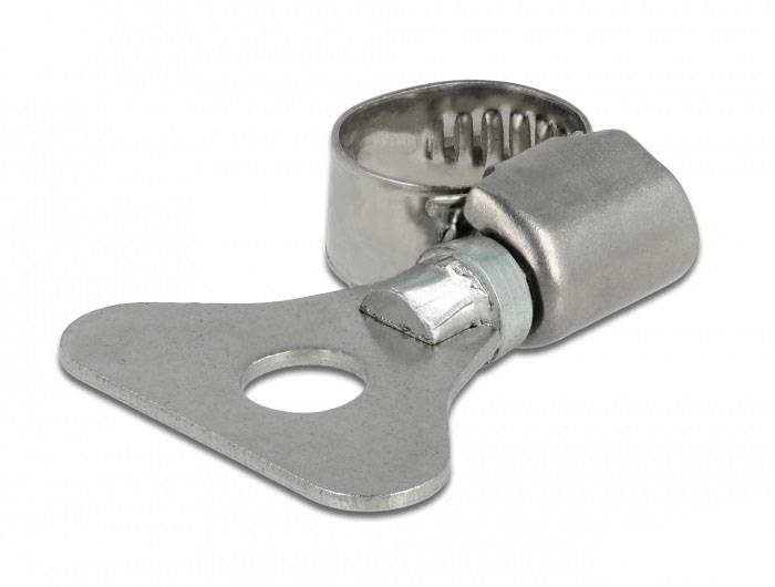 Delock 19570 Schlauchschelle Edelstahl, Kunststoff Bündel-Ø (min.) 8mm Bündel-Ø (max.) 12mm 10St.