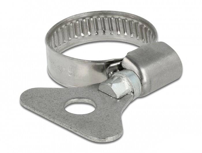 Delock 19576 Schlauchschelle Edelstahl, Kunststoff Bündel-Ø (min.) 16mm Bündel-Ø (max.) 25mm 10St.