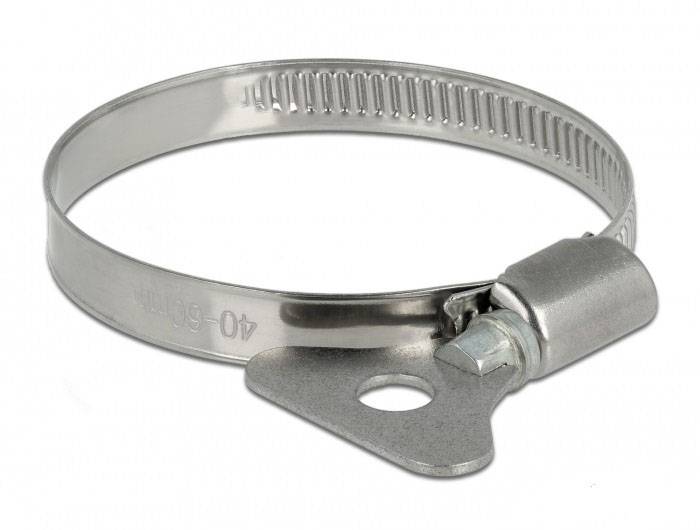 Delock 19581 Schlauchschelle Edelstahl, Kunststoff Bündel-Ø (min.) 40mm Bündel-Ø (max.) 60mm 10St.