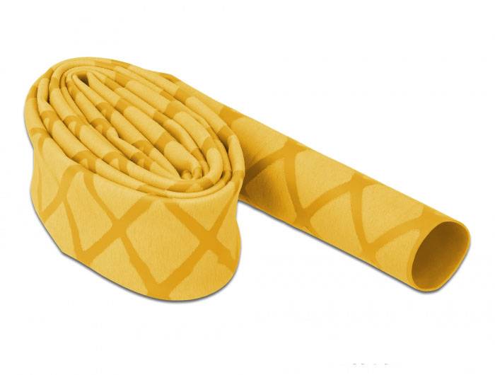 Delock 19592 Schrumpfschlauch Gelb 15mm Schrumpfrate:2:1 1St.