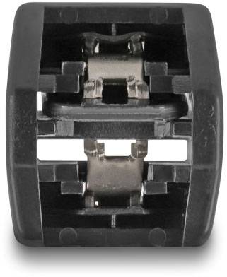 Delock 19730 Kabelbinder mit Stahlzunge Schwarz 10St.