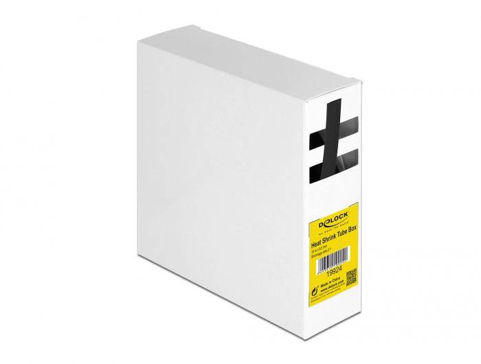 Delock 19924 Schrumpfschlauchsortiment Schwarz 9mm Schrumpfrate:2:1 1St.