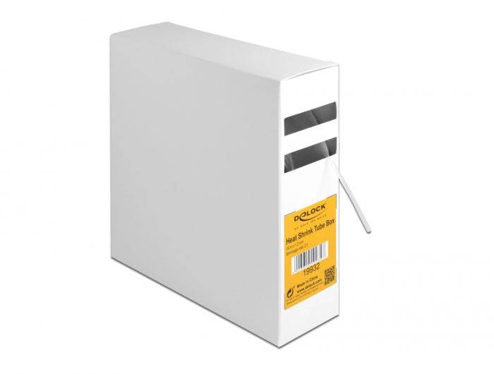 Delock 19932 Schrumpfschlauch Transparent 1.2mm Schrumpfrate:2:1 1St.
