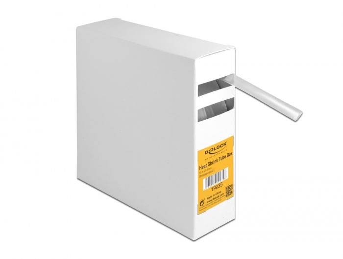 Delock 19935 Schrumpfschlauchsortiment Transparent 9mm Schrumpfrate:2:1 1St.
