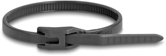 Delock 19467 Kabelbinder Schwarz 100St.