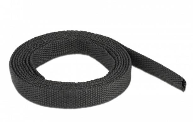 Delock 20791 Schrumpfschlauch Schwarz 6mm 3mm Schrumpfrate:2:1 1St.