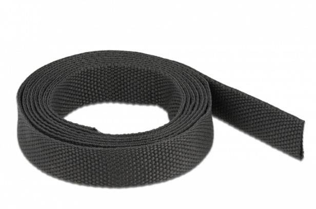 Delock 20792 Schrumpfschlauch Schwarz 10mm 5mm Schrumpfrate:2:1 1St.