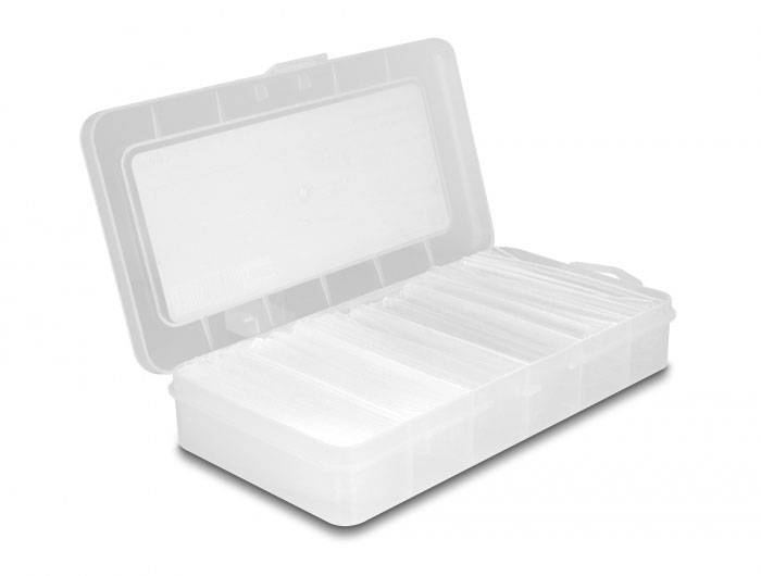 Delock 20867 Schrumpfschlauchsortiment Transparent Schrumpfrate:4:1 1St.