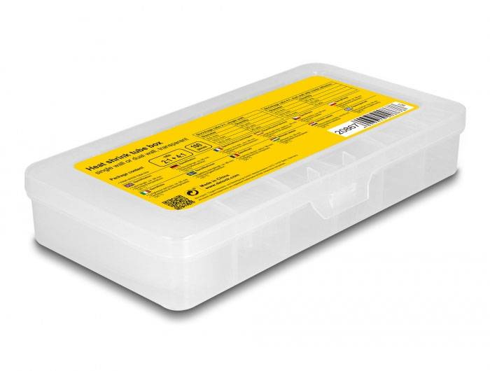 Delock 20867 Schrumpfschlauchsortiment Transparent Schrumpfrate:4:1 1St.