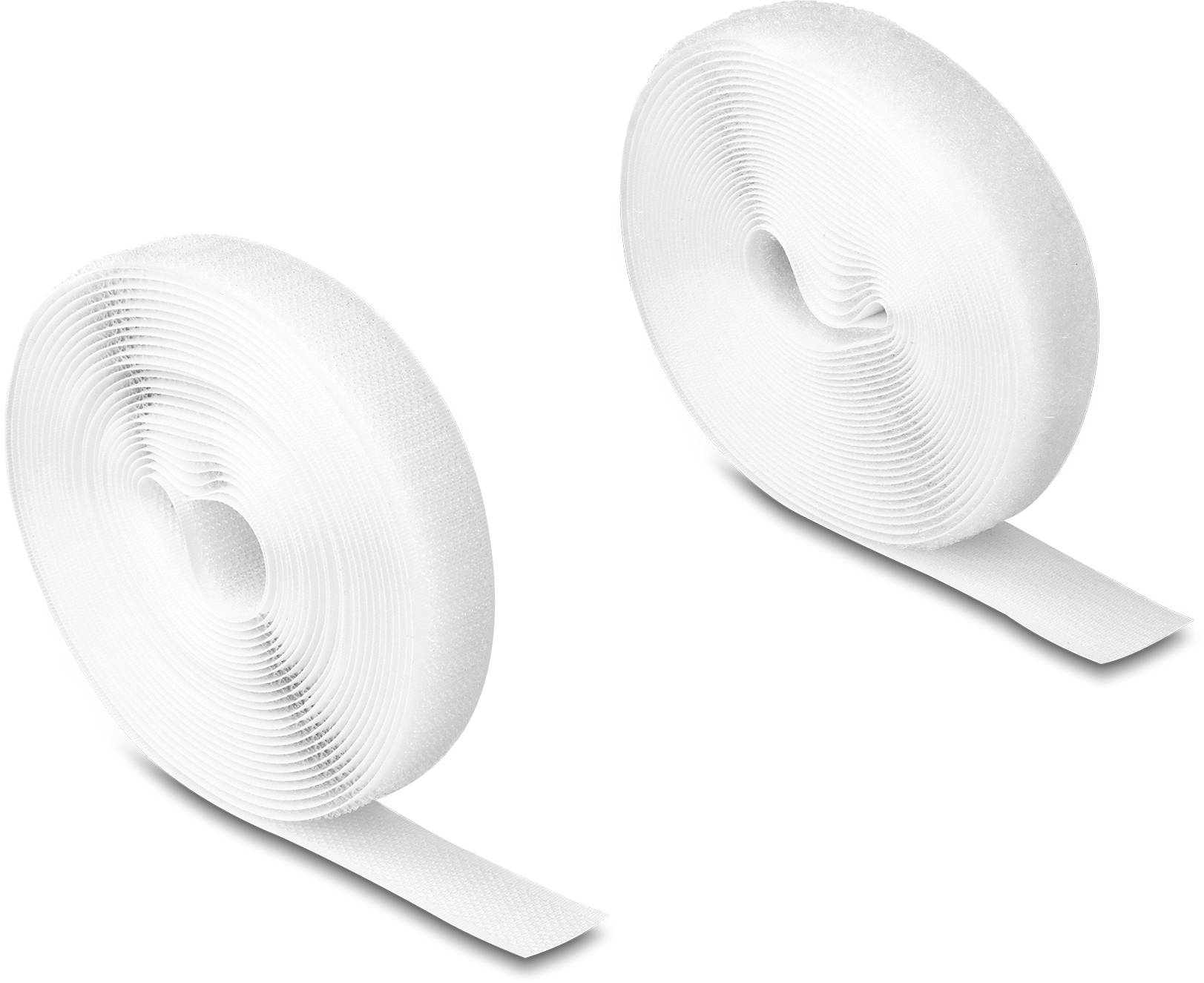 Delock 20919 Klettband zum Aufnähen Haft- und Flauschteil (L x B) 5m x 20mm Weiß 1St.