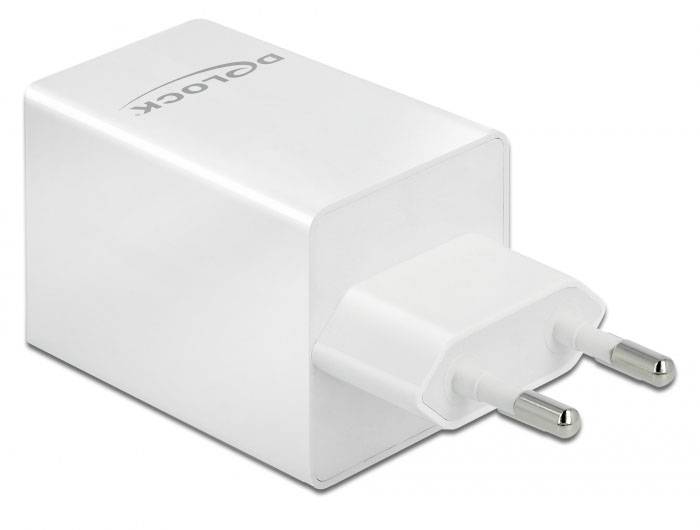 Delock 41448 USB Ladegerät 48W USB-A, USB-C® USB PD Weiß Steckdose Schnellladegerät, USB Power Delivery (USB-PD)