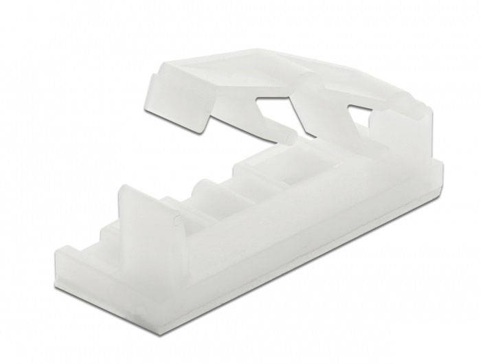 Delock Flachbandkabelhalter 60179 Transparent 10St.