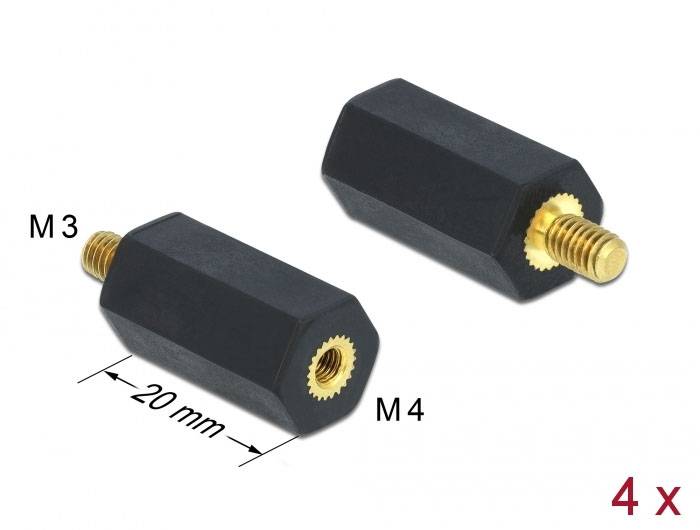 Delock 60242 Abstandsschraube 4St.