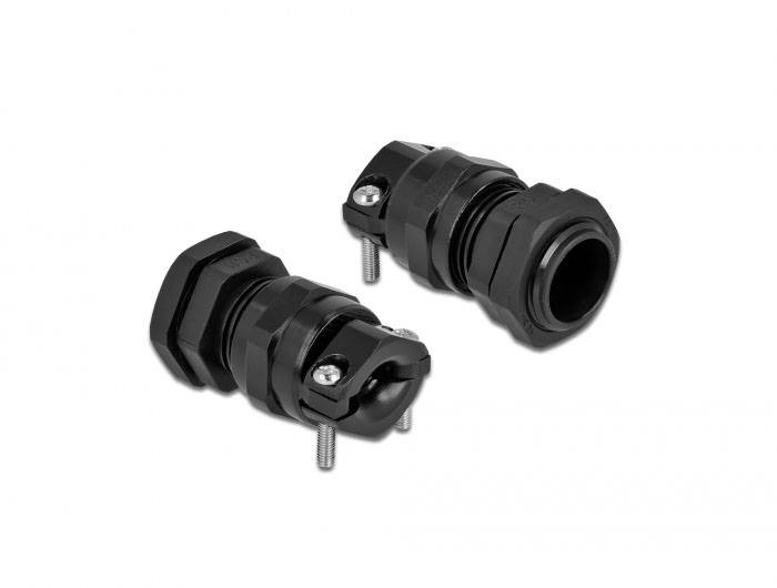 Delock 60353 Metall, Kunststoff Schwarz 1St.