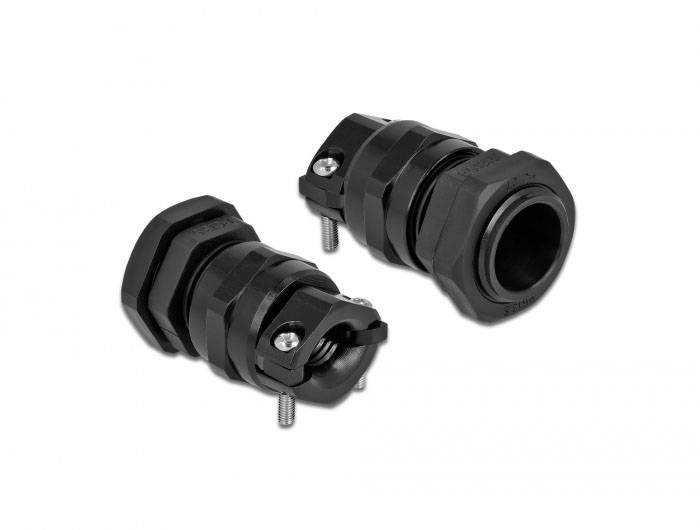 Delock 60355 Metall, Kunststoff Schwarz 1St.