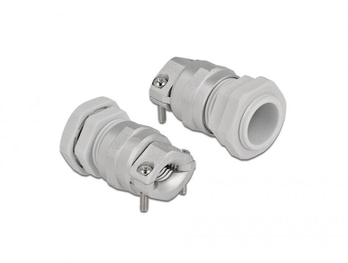 Delock 60356 Metall, Kunststoff Grau 1St.