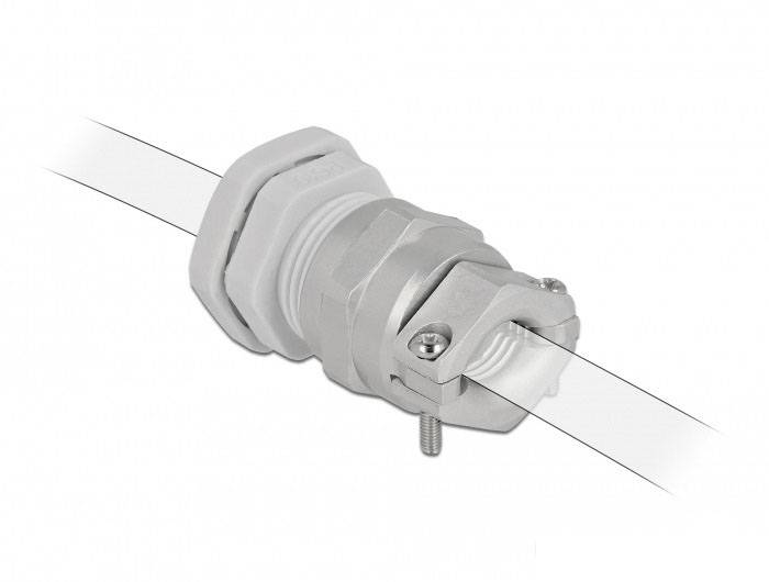 Delock 60356 Metall, Kunststoff Grau 1St.
