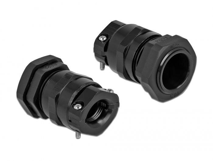 Delock 60359 Metall, Kunststoff Schwarz 1St.
