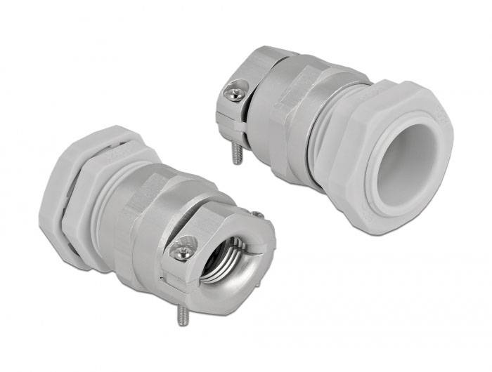 Delock 60360 Metall, Kunststoff Grau 1St.