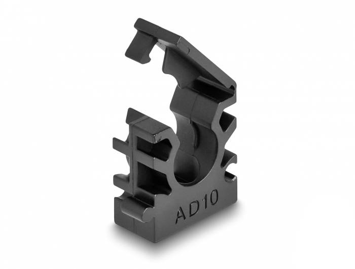 Delock Kabelschlauchhalter Kunststoff Schwarz (B x H) 30mm x 12.5mm 8St.