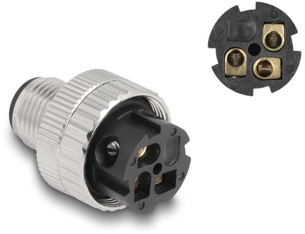 Delock 60539 Steckverbinder Steckverbinder-Bauform Gesamtpolzahl: 3 1St.