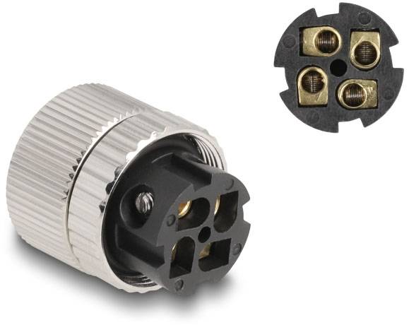 Delock 60565 Steckverbinder Steckverbinder-Bauform Gesamtpolzahl: 4 1St.