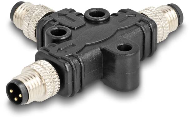 Delock 60573 T-Verteiler T-Verteiler Polzahl Sensoren: 3 1St.