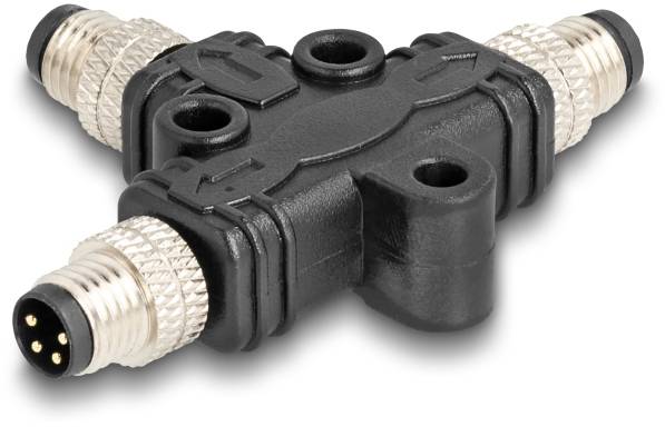 Delock 60574 T-Verteiler T-Verteiler Polzahl Sensoren: 4 1St.