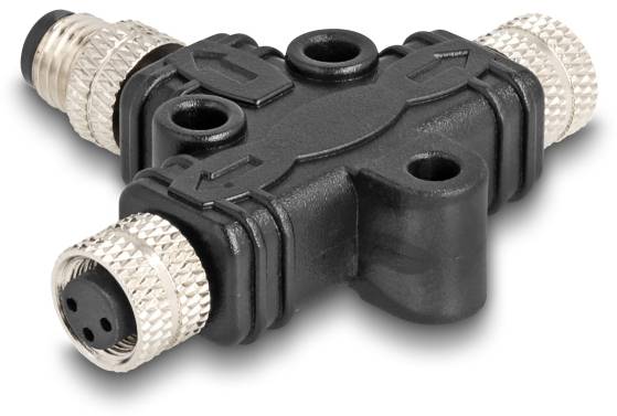 Delock 60575 T-Verteiler T-Verteiler Polzahl Sensoren: 3 1St.