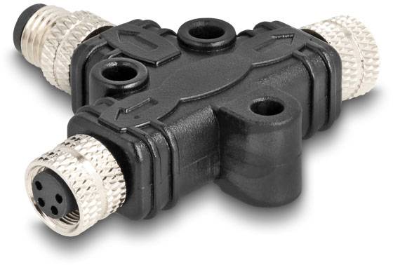 Delock 60576 T-Verteiler T-Verteiler Polzahl Sensoren: 4 1St.