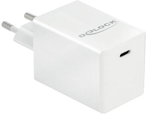 Delock 41447 USB Ladegerät 60W USB PD Weiß Steckdose USB Power Delivery (USB-PD), Überstromschutz