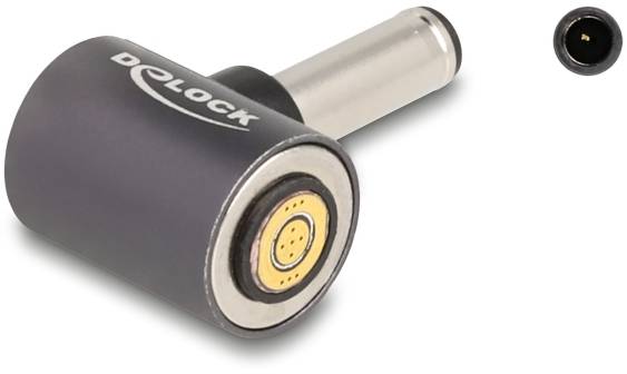 Delock Seriell Adapter [1x DC-Hohlstecker - 1x Magnetanschluss] Anthrazit