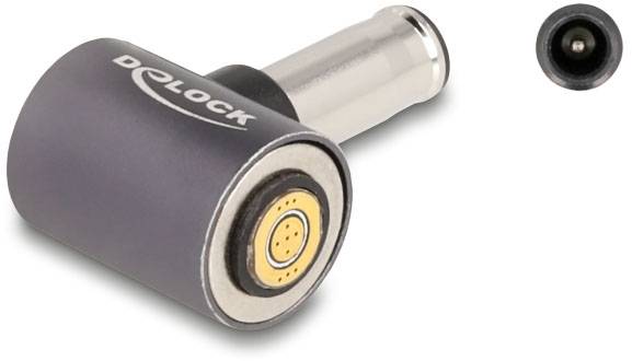 Delock Seriell Adapter [1x DC-Stecker 5.5mm - 1x Magnetanschluss] Anthrazit