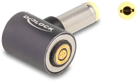 Delock Seriell Adapter [1x DC-Stecker 5.5mm - 1x Magnetanschluss] Grau