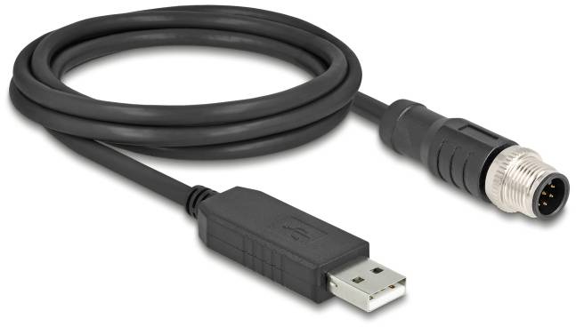 Delock 64257 Sensor-/Aktor-Kabel M12 1.8m 1 St. Bag