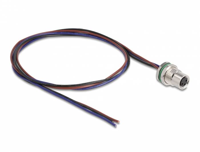 Delock 80146 Sensor-/Aktor-Kabel M8 0.5m 1 St. Bag