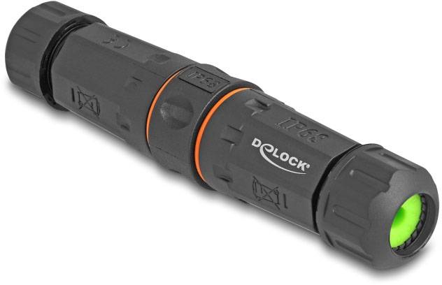 Delock RJ45 Netzwerk Adapter [1x RJ45-Buchse - 1x RJ45-Buchse] Schwarz