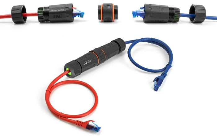 Delock RJ45 Netzwerk Adapter [1x RJ45-Buchse - 1x RJ45-Buchse] Schwarz